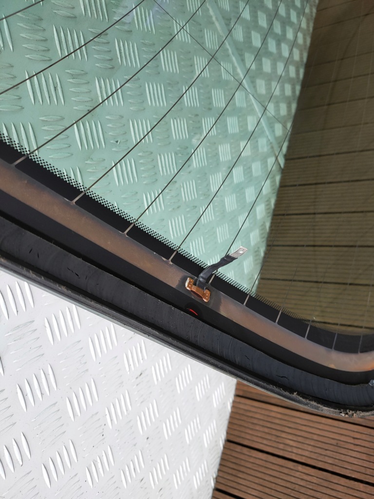 фото №6, Jaguar xf x250 08-11 sedan стекло задняя кузовная задняя as2 подогрев 2010r.