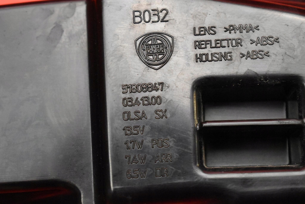 фото №8, Лампа левая задняя задняя led 51808847 lancia delta 3 iii 5d hb 08-14
