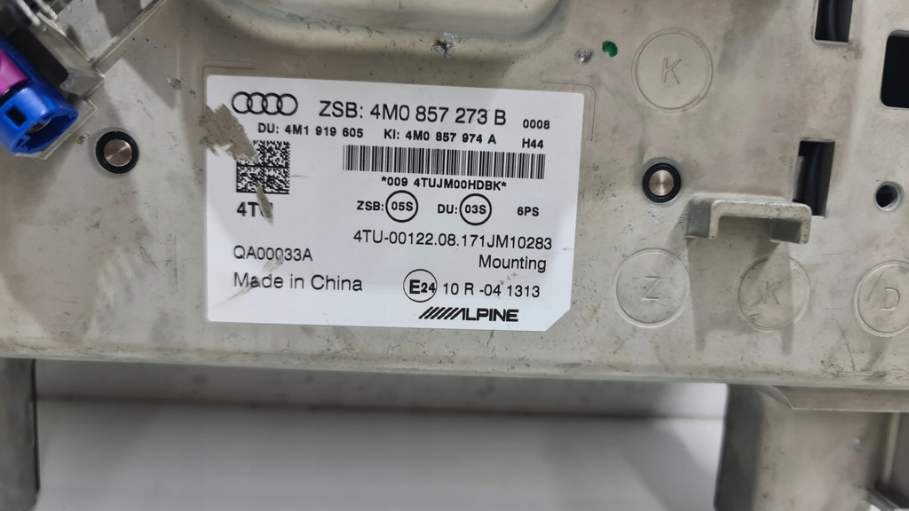 фото №7, Монитор экран дисплей навигации lcd audi q7 4m0857273b