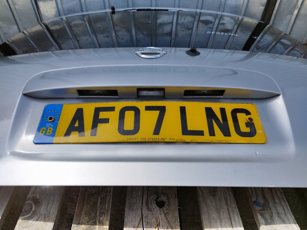 фото №12, Кришка багажника багажника скло задня nissan note e11 lata 2006-2012 оригінал ky0 g