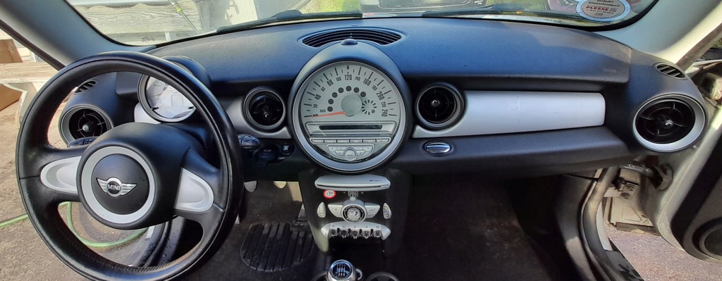 фото №2, Mini cooper r56 pulpit консоль панель приладів приладова подушка безпеки