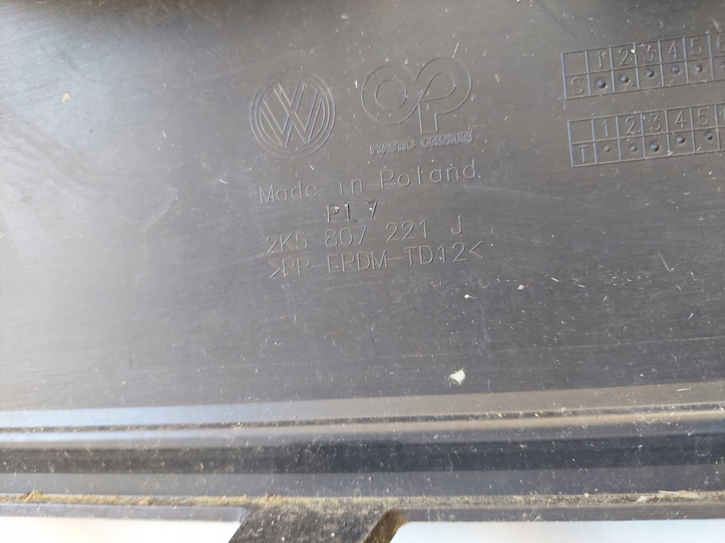 фото №8, Vw caddy 2k5 бампер перед 2k5807221 j оригінал