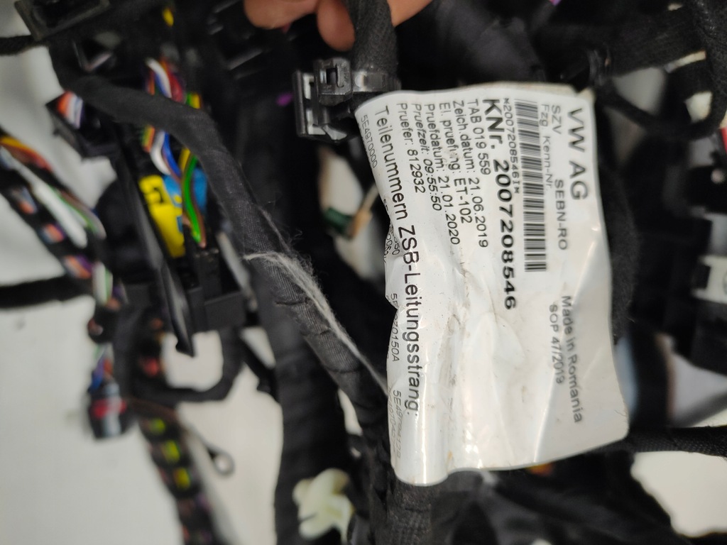 фото №10, Skoda octavia iv електропроводка джгут салону 2,0-tdi dsg tab019559 full опція