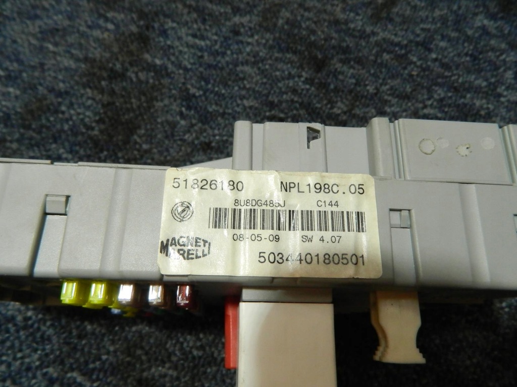 фото №10, Бортовой компьютер замок зажигания bsi fiat bravo 2 1.6 16v m-jet