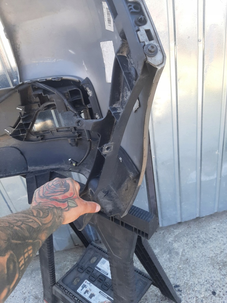 фото №16, Бампер задняя задний pod датчики парковки pdc peugeot 3008 i 2009-2013