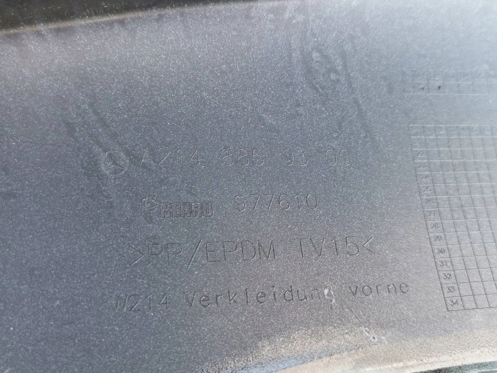 фото №16, Бампер, хром решітка, решітка, ґрати mercedes e-klasa w-214 80.