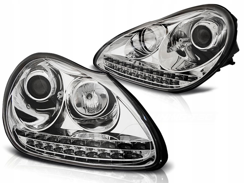 Купити Ліхтарі  фари porsche cayenne 02-06r led хром ксенон d1s