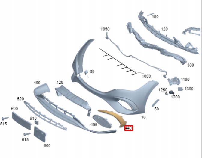 фото №8, Молдинг декоративная mercedes benz eqe 300 350 4matic оригинальный a2958855801