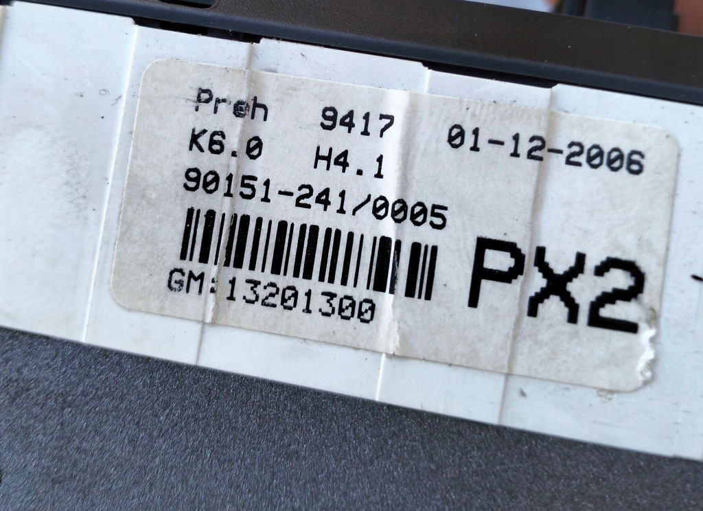 фото №8, Панель обдув кондиціонера opel astra h 06r хетчбек 13201300px2