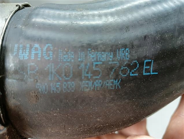 фото №3, Vw passat b7 2.0 tdi труба інтеркулер 1k0145762el