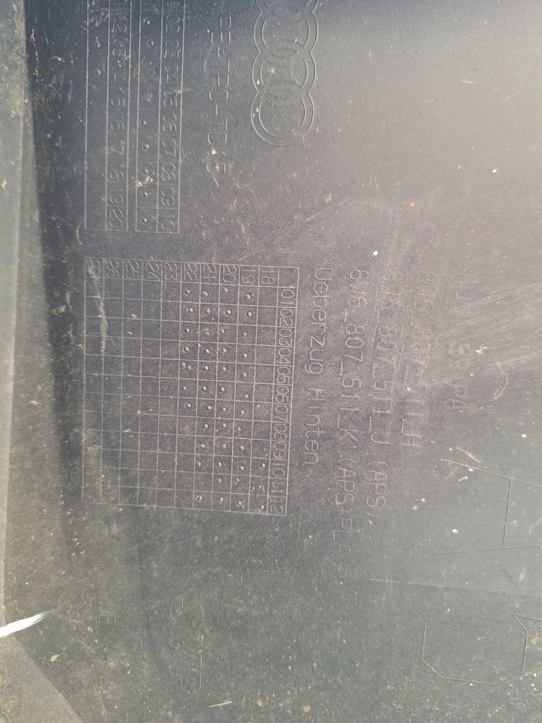 Купить Audi a5 8w6 рестайлинг  s-line бампер задний  8w6807511 h оригинал