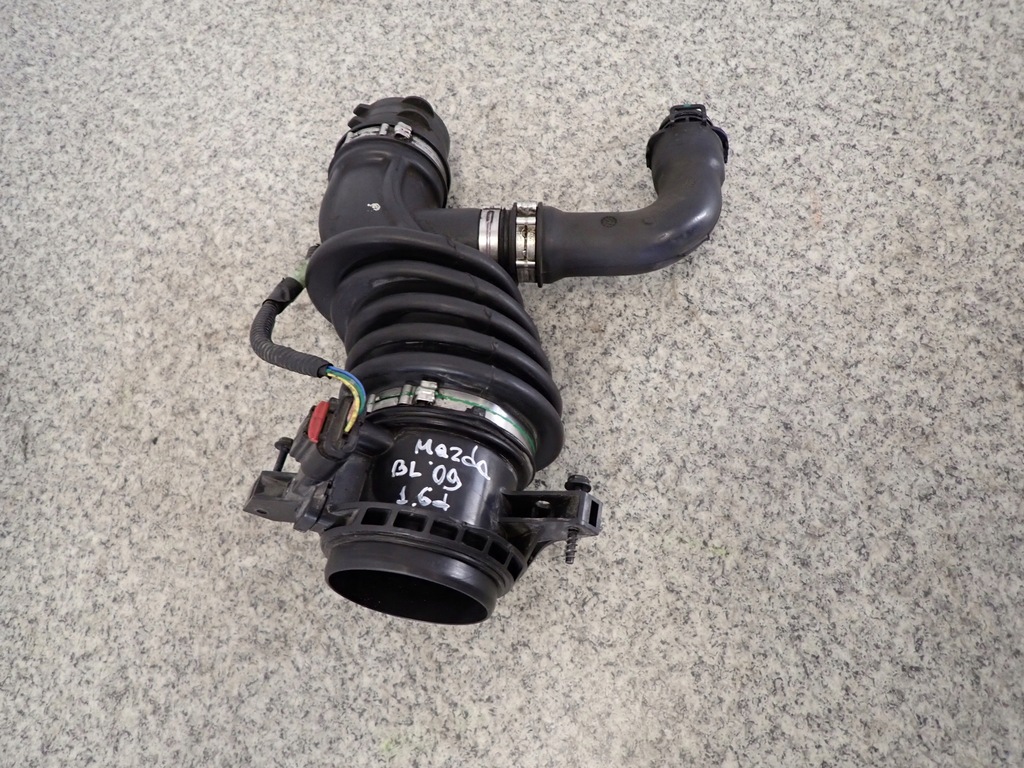 фото №3, Mazda3 mazda 3 bl 08- 1,6 дизель труба повітря витратомір