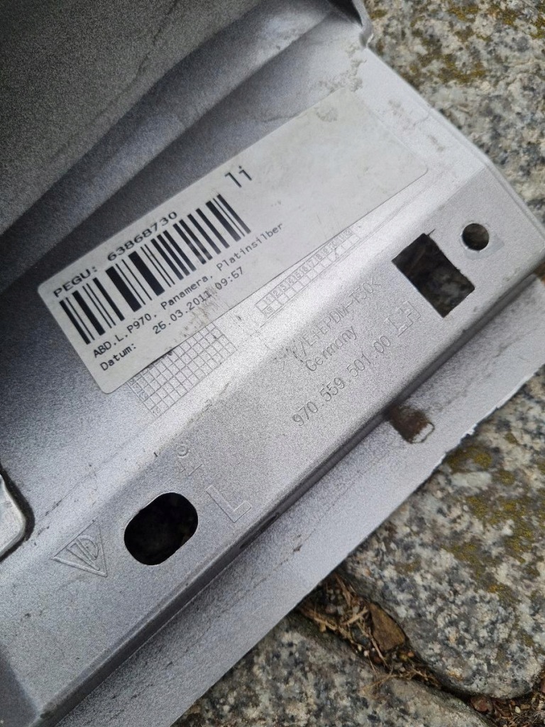 фото №13, Комплект молдинг порог lm7t 97055950200 97055950100 porsche panamera 970