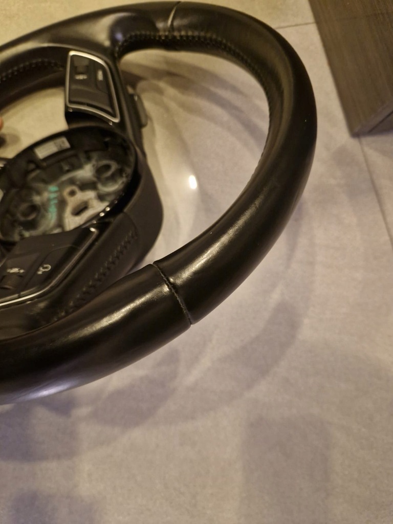 фото №5, Повітропровід шкіряний idealna audi a4 b9 пелюстки перемикання мультифункція