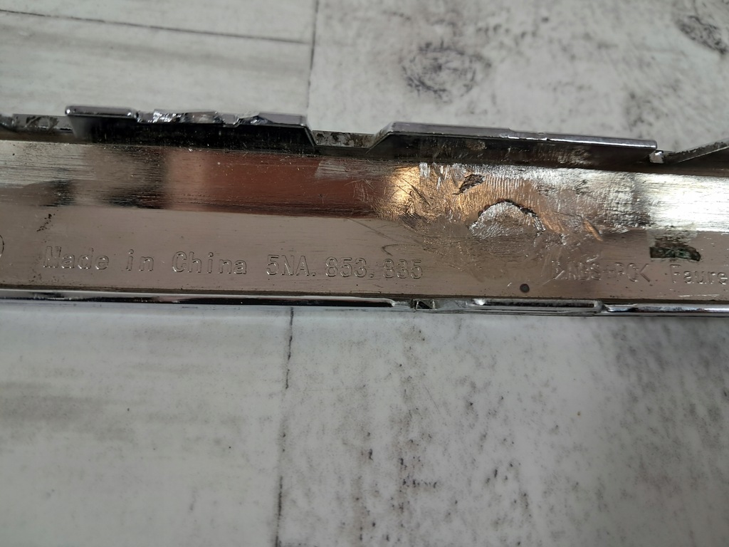 фото №10, Volkswagen tiguan ii молдинг бампера хром задня задня 5na853835