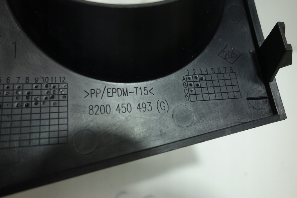 фото №4, Решётка противотуманной фары перед левая renault megane ii lift