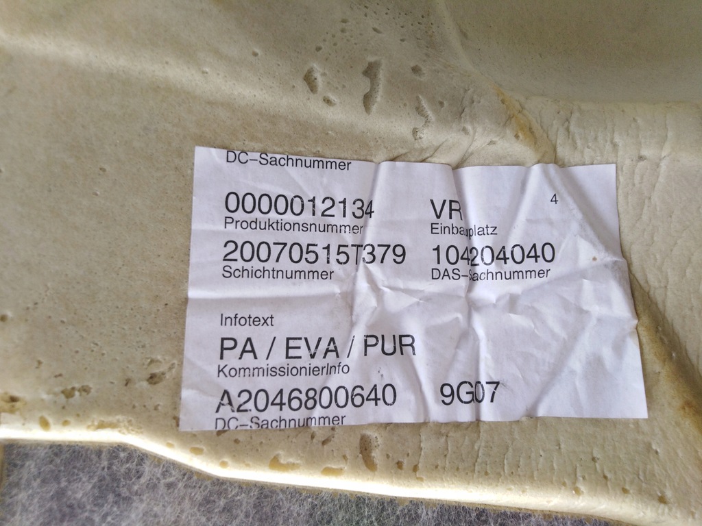 фото №8, Mercedes c w204 sedan килимок салону чорний euro 07r