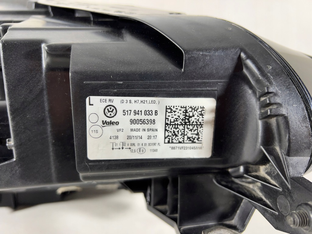 фото №11, Vw sportsvan golf vii bi-xenon led лампа левая перед фара 517 eu - bdb