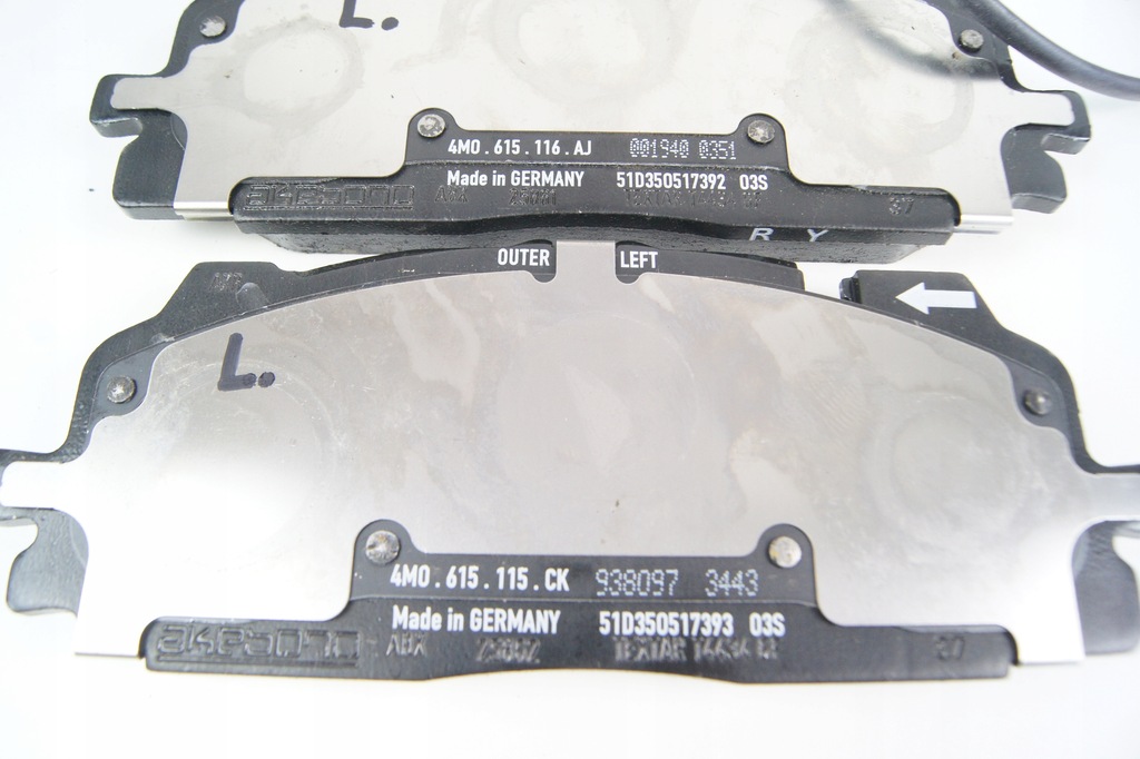 фото №11, Audi sq5 тормозные диски тормозные тормозные колодки 80a615301g 350x34