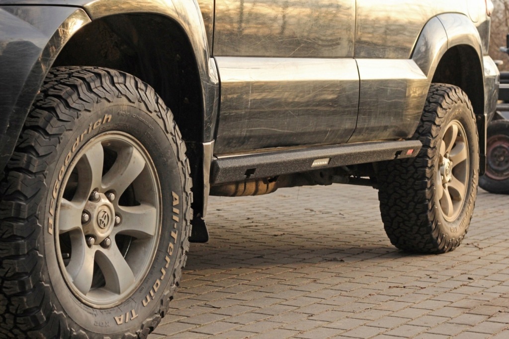 фото №12, Стальной пороги боковой toyota land cruiser 120 more 4x4