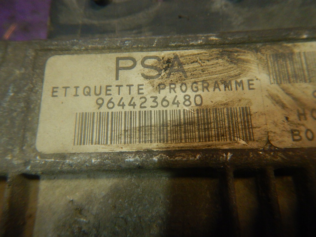 фото №6, Peugeot 206 1.4 55kw бортовой компьютер двигателя 9644236480