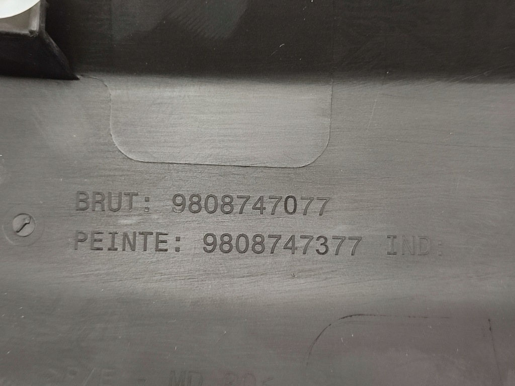 фото №8, Молдинг дверь правый перед citroen jumpy iii v_ 2016- оригинальная 98087470xt