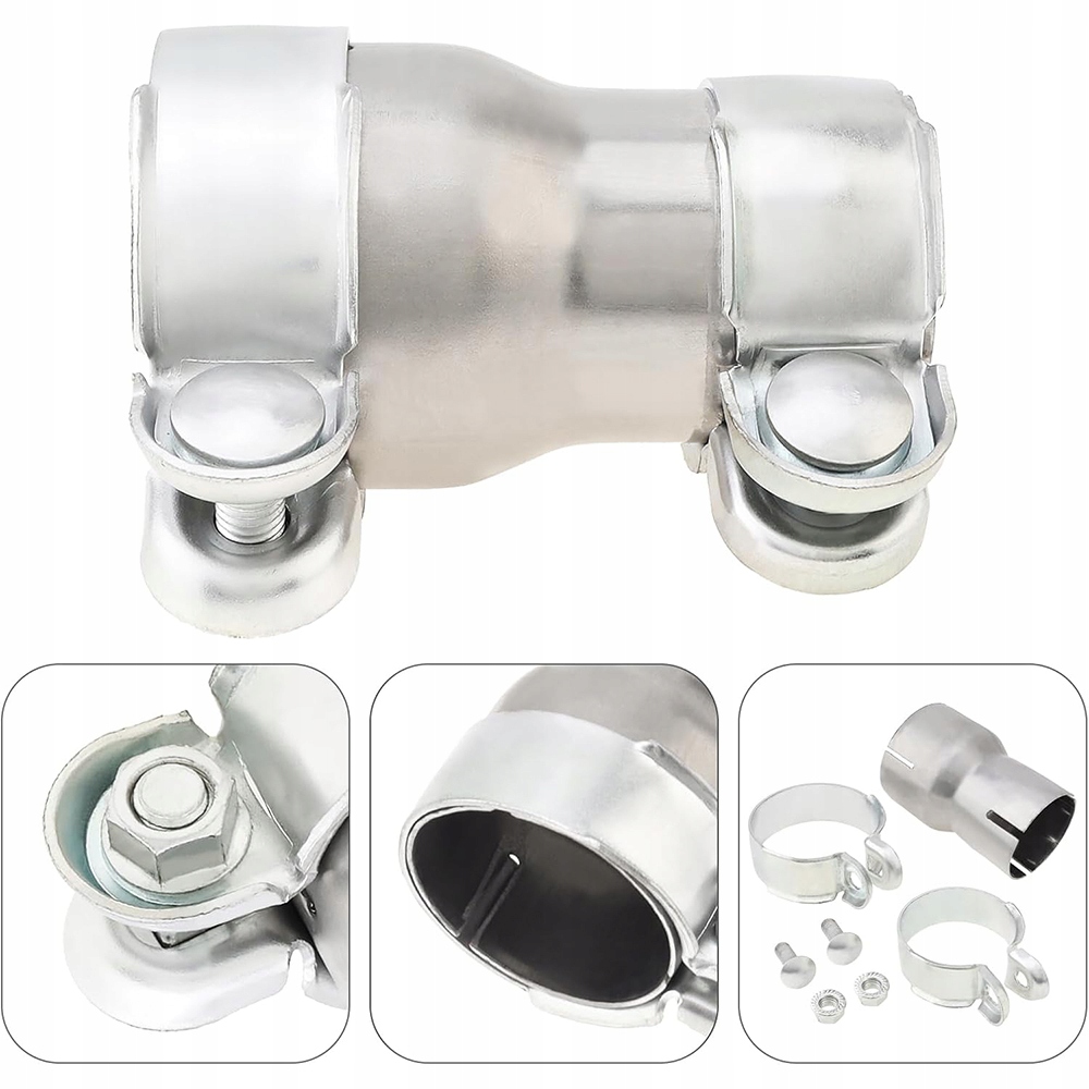 фото №7, З'єднувач з'єднувач rur глушника хомут труби випускної 55/60mm