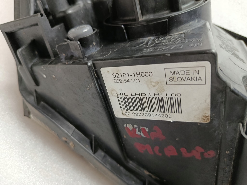 фото №11, Фары лампа правая левая комплект перед kia ceed i 92102-1h000 оригинал