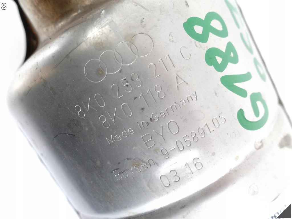 фото №9, Audi rs7 s7 4g8 rs6 s6 4g0 труба выхлопная гаситель правая перед 4.0tfsi 70km