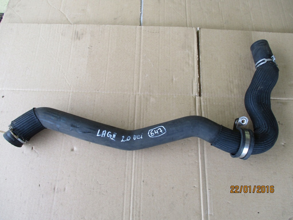 фото №2, Шланг труба wąż wody renault laguna ii 2.0dci