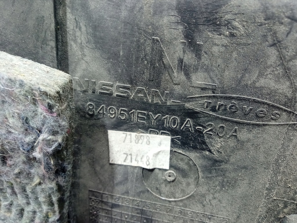 фото №9, Qashqai i j10 2 обивка багажника задняя левая 84951ey10a