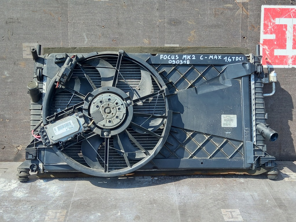 фото №1, Ford focus mk2 c-max 1.6tdci комплект радиатор