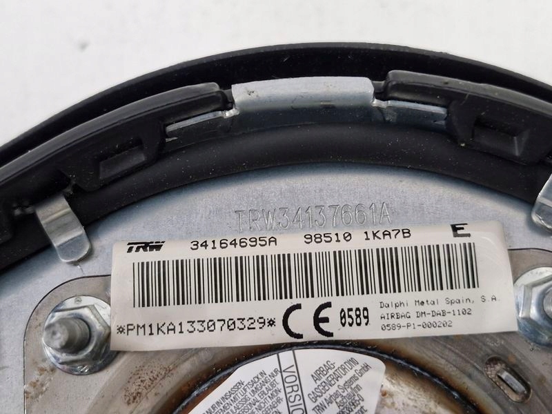 фото №7, Nissan juke i f15 подушка воздушная подушка безопасности водителя руля 985101ka7b