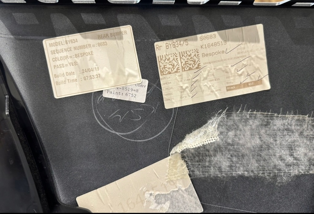 фото №13, Bentley continental gt задній бампер 3sd807511