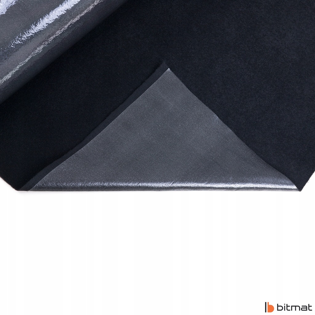 фото №13, Коврик самоклеящийся чёрный обшивка 2mm войлок ткань обивочный obiciowa