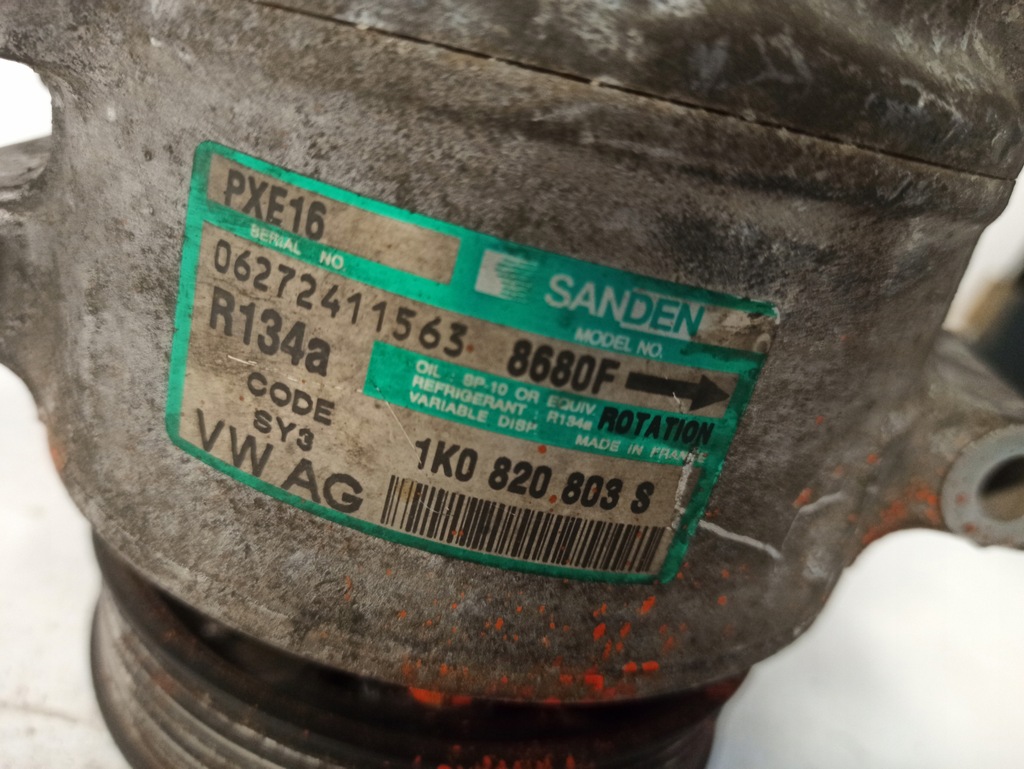 фото №12, Audi a3 8p компрессор компрессор кондиционера 1k0820803s | повреждённый датчик