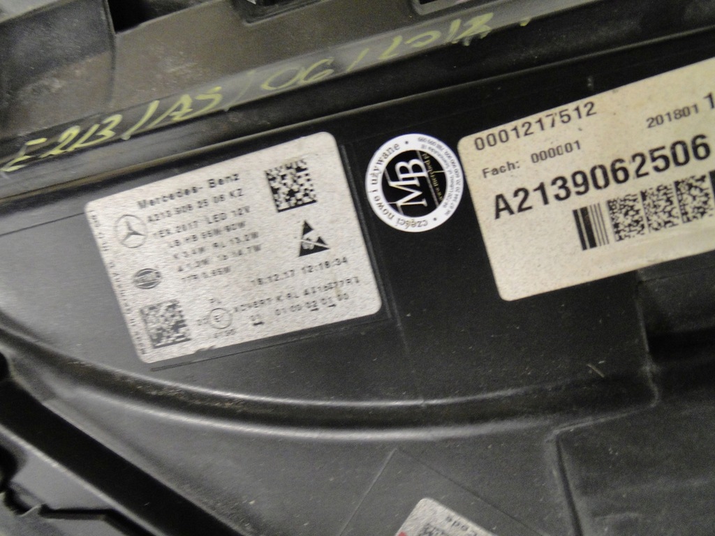 фото №13, Mercedes e w213 s213 213 przed liftem лампа левая led multibeam