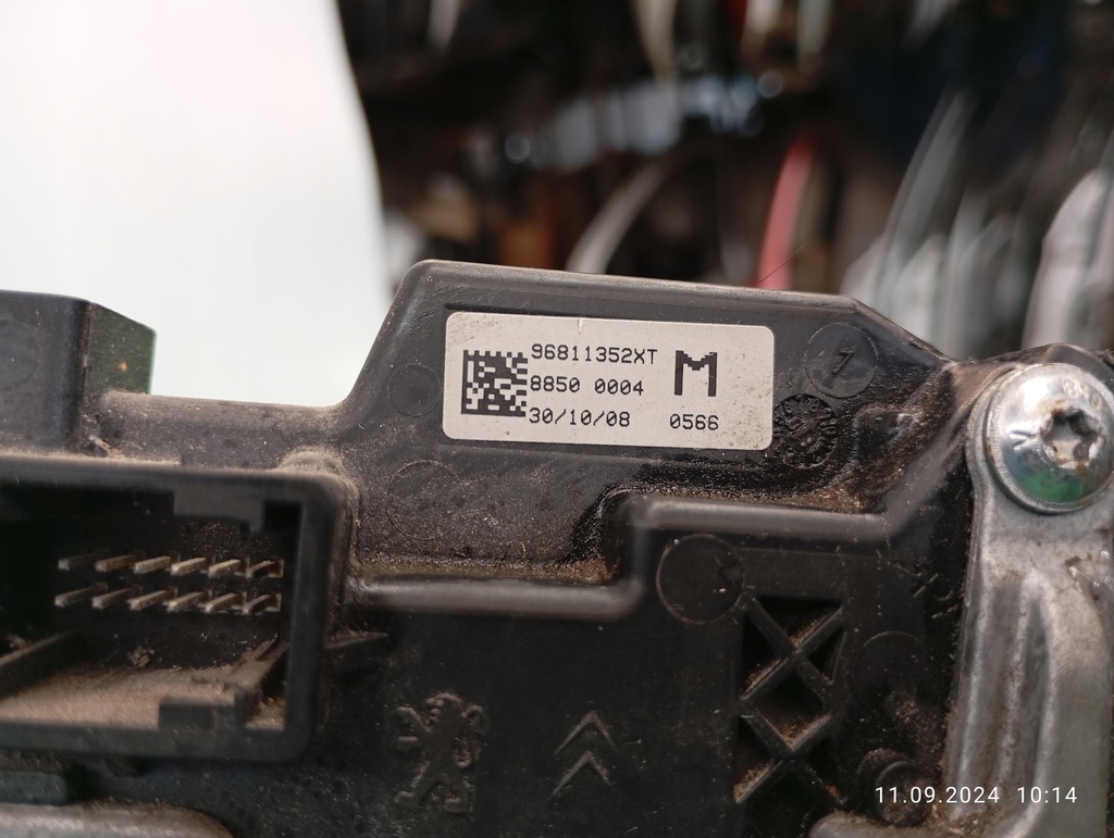 фото №14, Колонка кермова перемикач пелюстки перемикання перемикання передач citroen c4 picasso