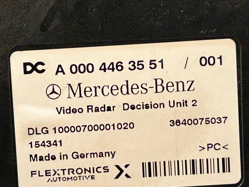 фото №4, Video радар mercedes actros mp4 a0004463551 a0004464151