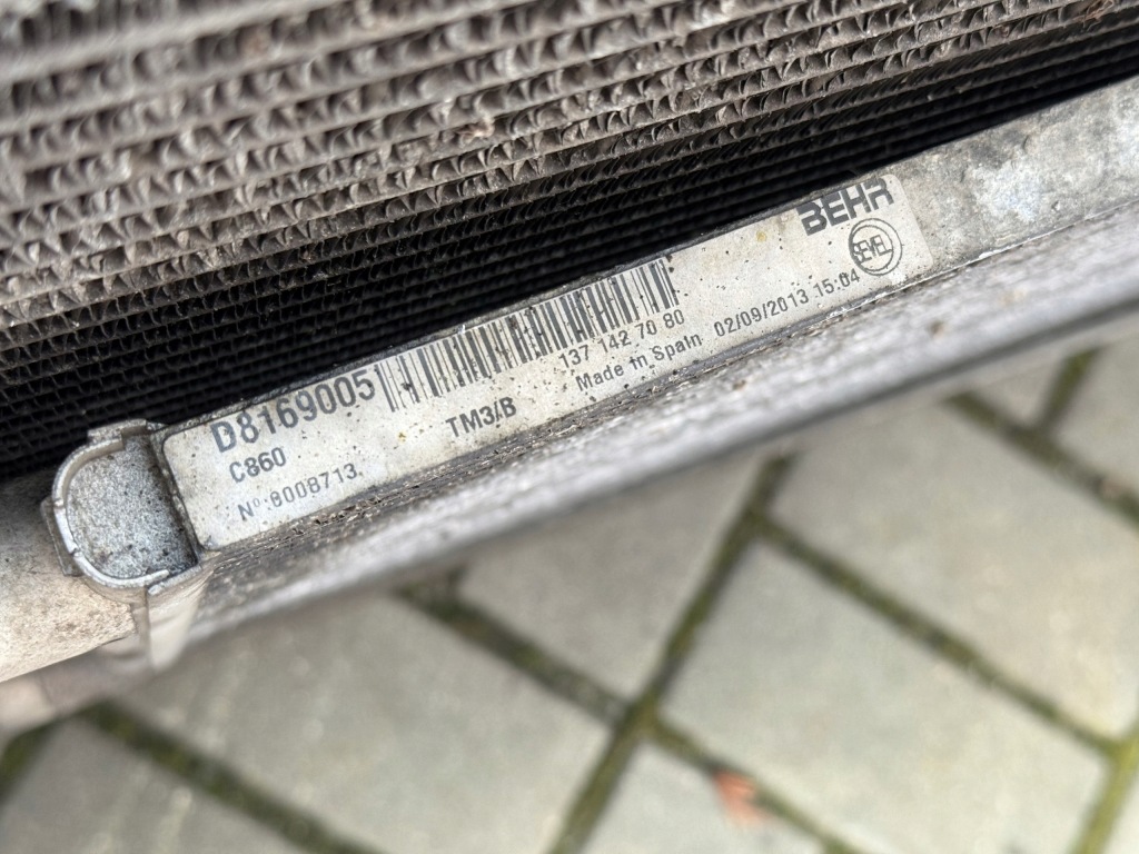 Комплект радиатор peugeot boxer 06-14r 3.0 hdi 177km 1365724080 1371427080 Цена