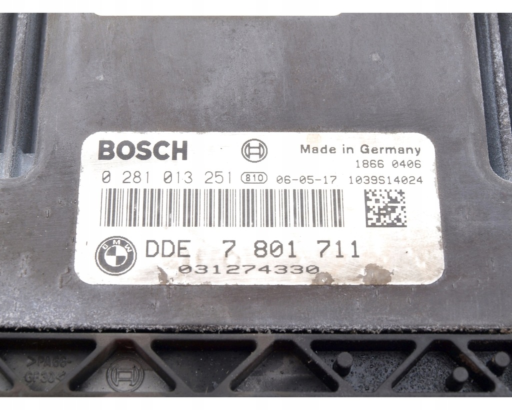 фото №7, Бортовой компьютер блок управления двигателя bmw e60 520d 2.0d m47n2