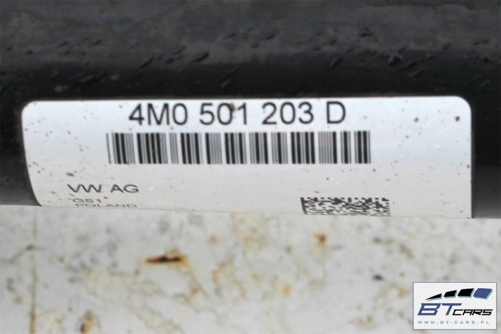 Audi q7 4m привідний вал задня задні 4m0501203d 4m0 501 203 d 4m 2015- Оригінал