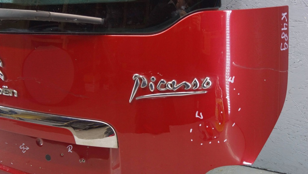фото №8, Крышка багажника багажника задняя citroen c3 picasso lift k489