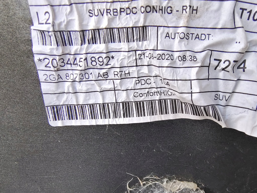 фото №8, Vw t-roc бампер задняя 2ga807301ab