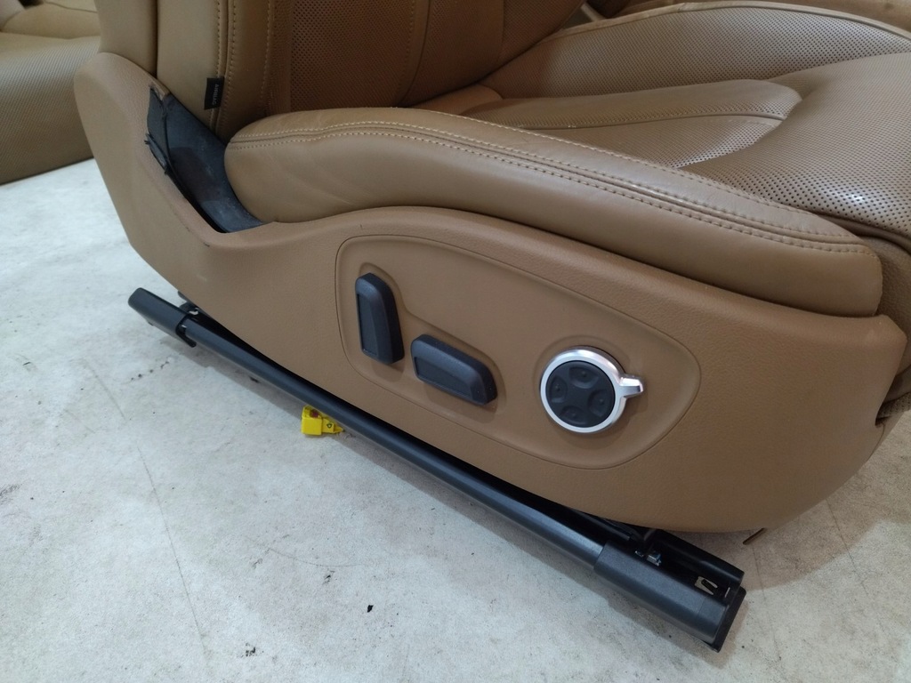 фото №6, Оббивка сидіння перед заднє сидіння задня коричневий вентиляція audi a7 2011-2018r