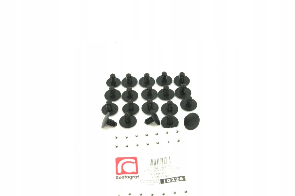 фото №3, 10x клипса шумоизоляция капот двигателя renault dacia