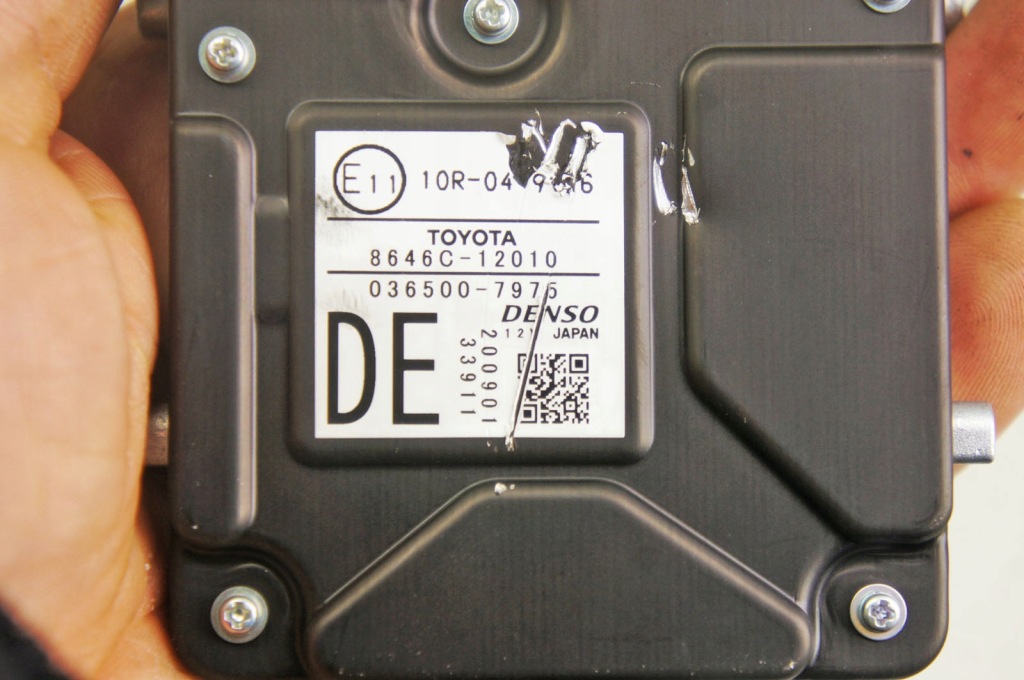 фото №5, Ss120 toyota corolla e21 xii камера стекло лобовое перед 8646c-12010