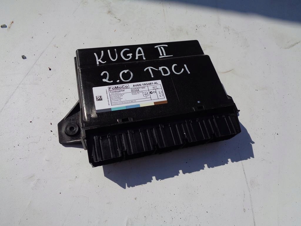 фото №1, Модуль комфорта av6n-19g481-al ford kuga mk2 ii