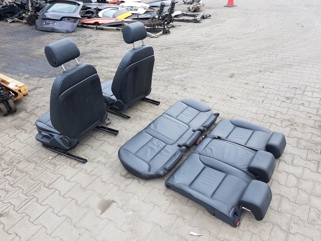 фото №8, Audi a3 8p 04-12r сиденья кожаный заднее сиденье 5d sportback