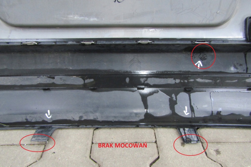 фото №10, Бампер задняя задний citroen c3 iii 16-